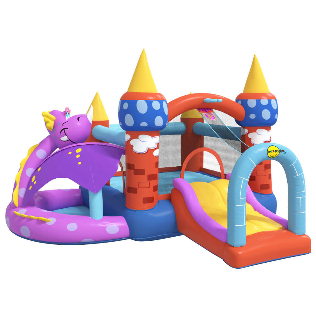  Aufblasbares Castillo Happy Hop Dragon 350 x 346 x 240 cm