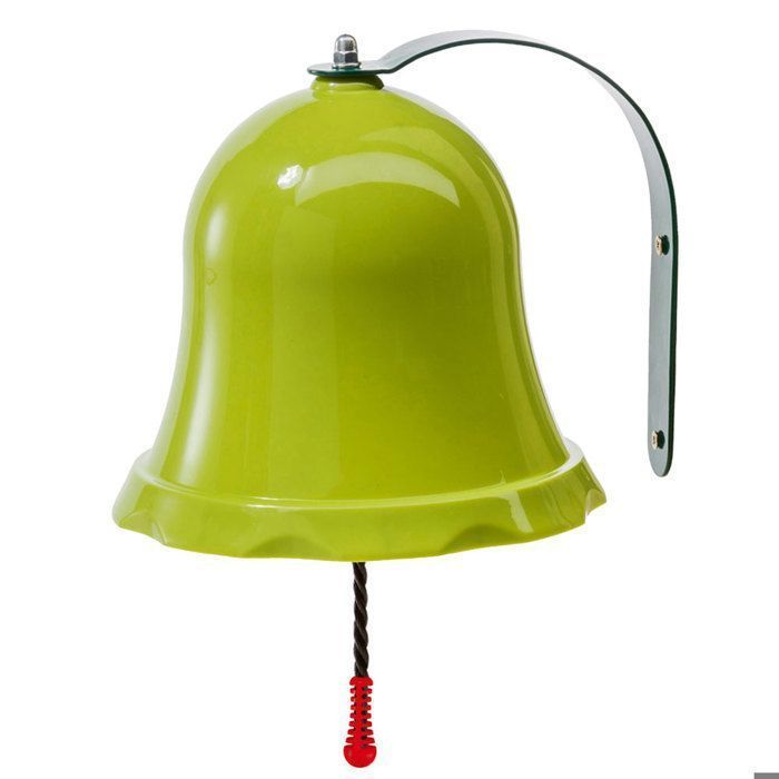 Campana WICKEY para torre de juegos – Accesorio para juegos de rol de caballeros y piratas 18x24 cm – Para exteriores