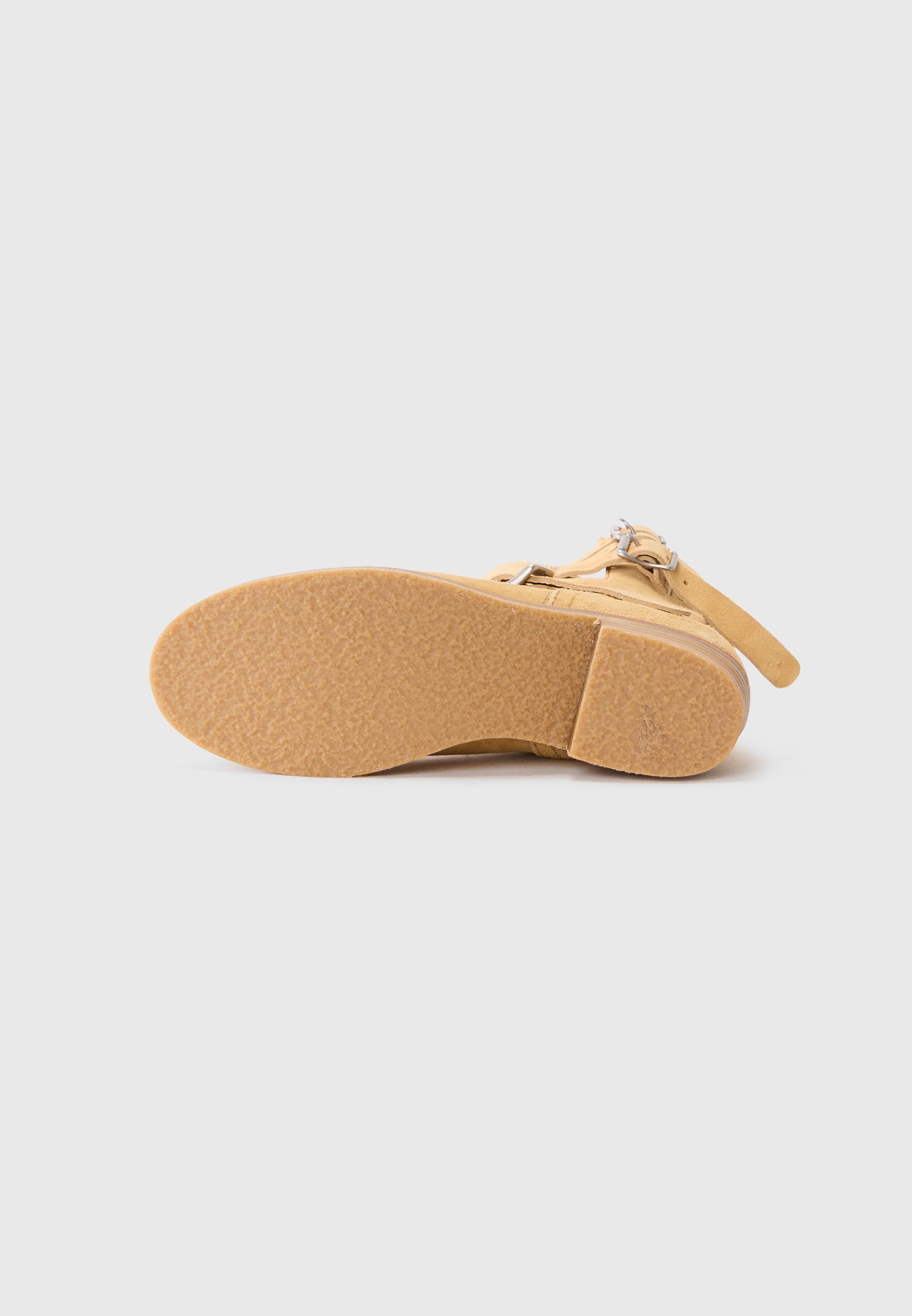 Polo Ralph Lauren Cowboy-/Biker-Stiefelette – Karamell