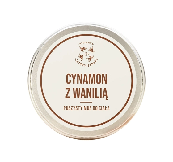 Mydlarnia Cztery Szpaki mus cynamon z wanilią 150ml