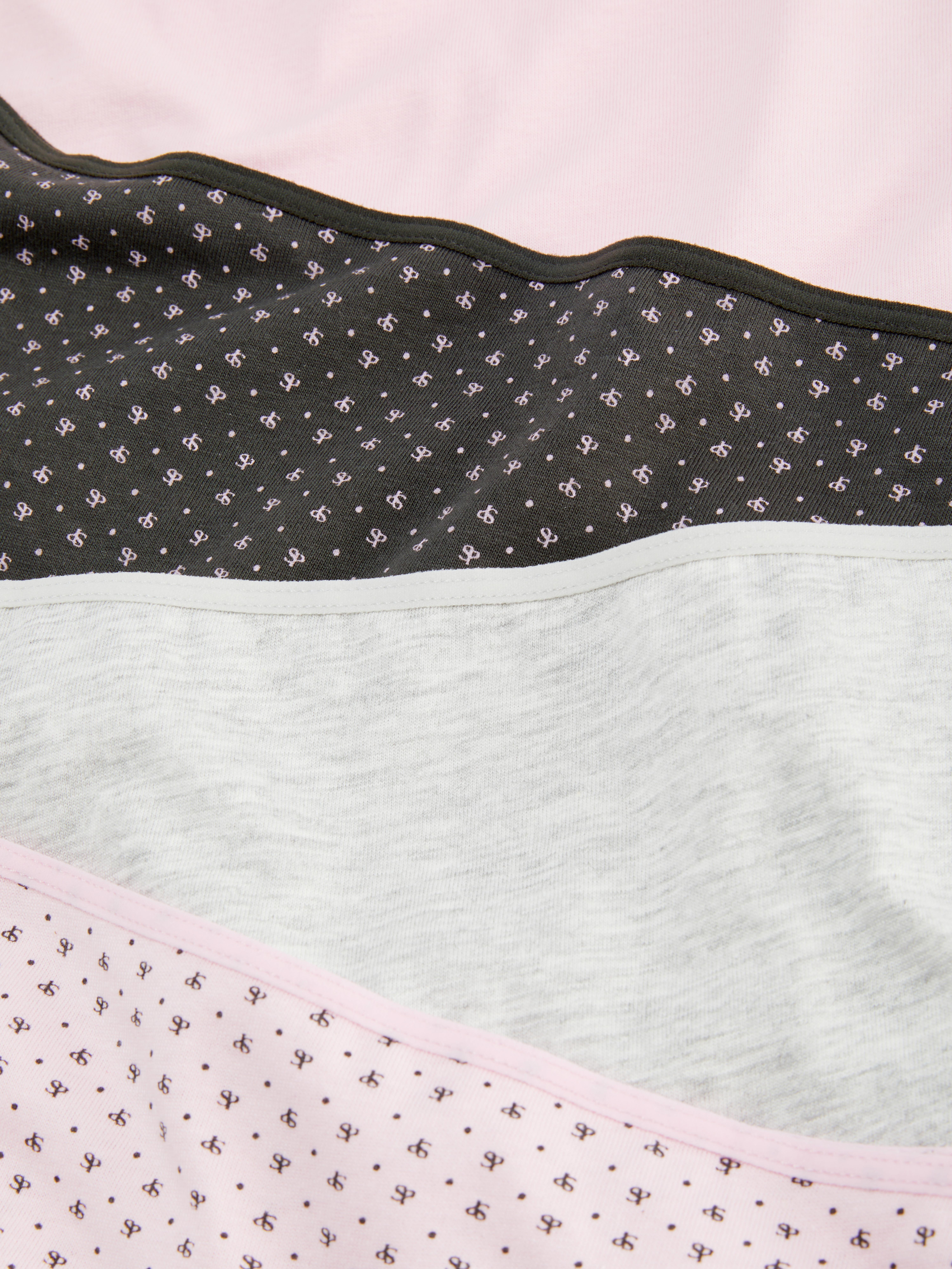 Hochgeschnittene Slips, 4er-Packung, verschiedene Designs und Muster