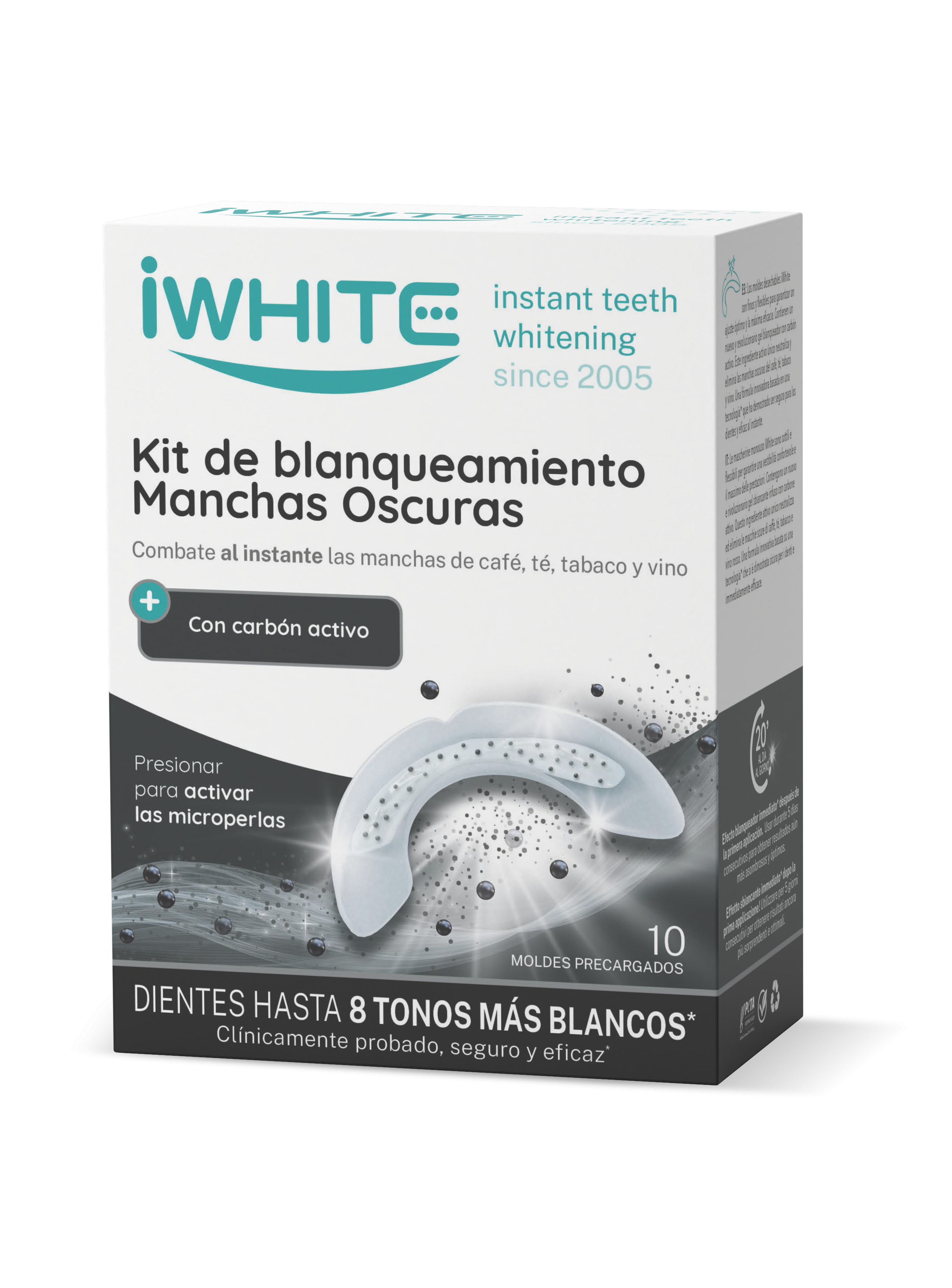 iWhite tumšo traipu balināšanas komplekts Zobu un mutes dobuma higiēna