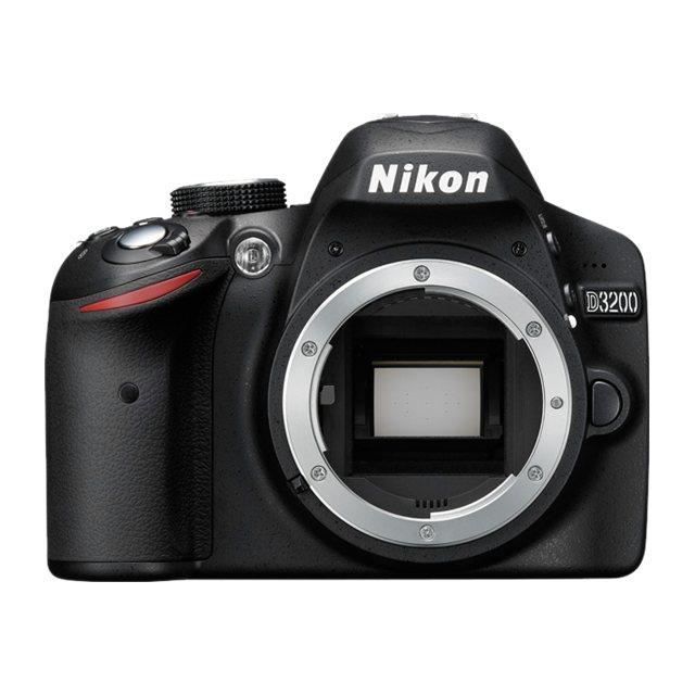Nikon D3200 DSLR-kamera - Kun kamerahus - 24,2 megapixel - Sort
