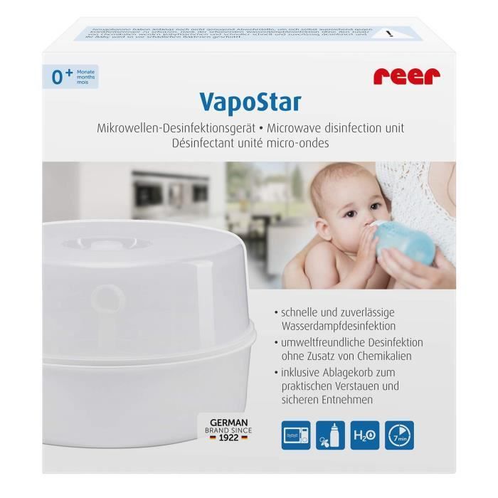 Reer  Stérilisateur Vapostar pour Micro-ondes Multicolore - 2144287