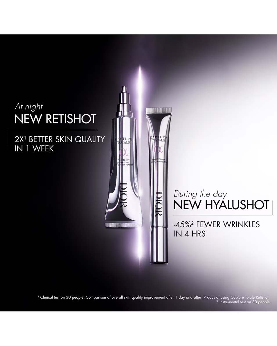 DIOR Capture Totale Retishot - Ser concentrat de noapte cu retinol Concentrat de noapte cu retinol - regenerator de calitate a pielii