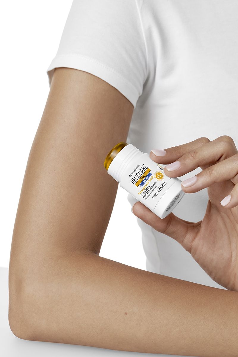„Heliocare 360º Sport Stick“ skaidrus apsauginis kremas nuo saulės su SPF 50 Apsauga nuo saulės vaistinėje