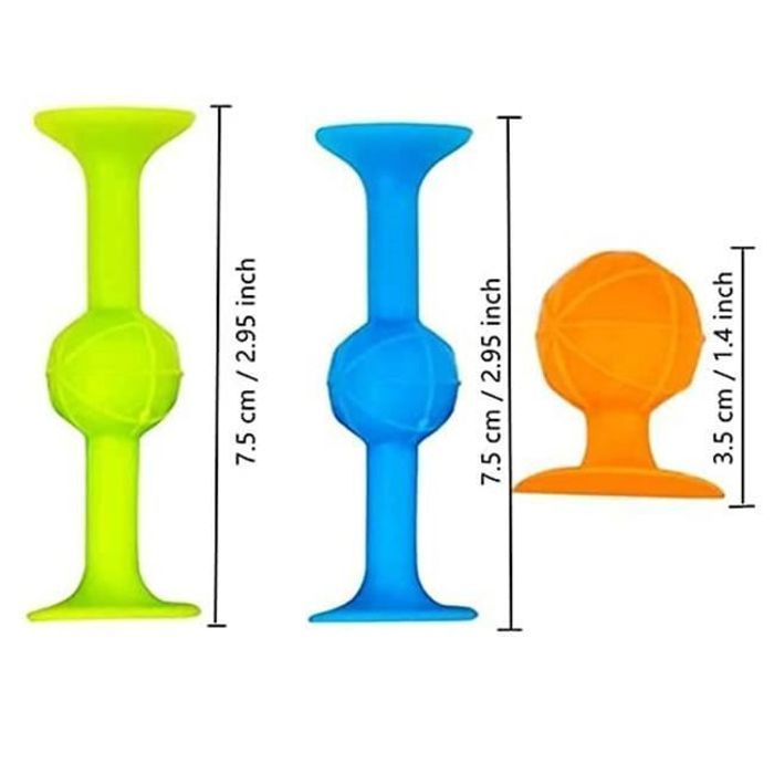 Ontspannende decompressiespeeltjes, siliconen zuignap dartset, plastic voor volwassenen (18 stuks)
