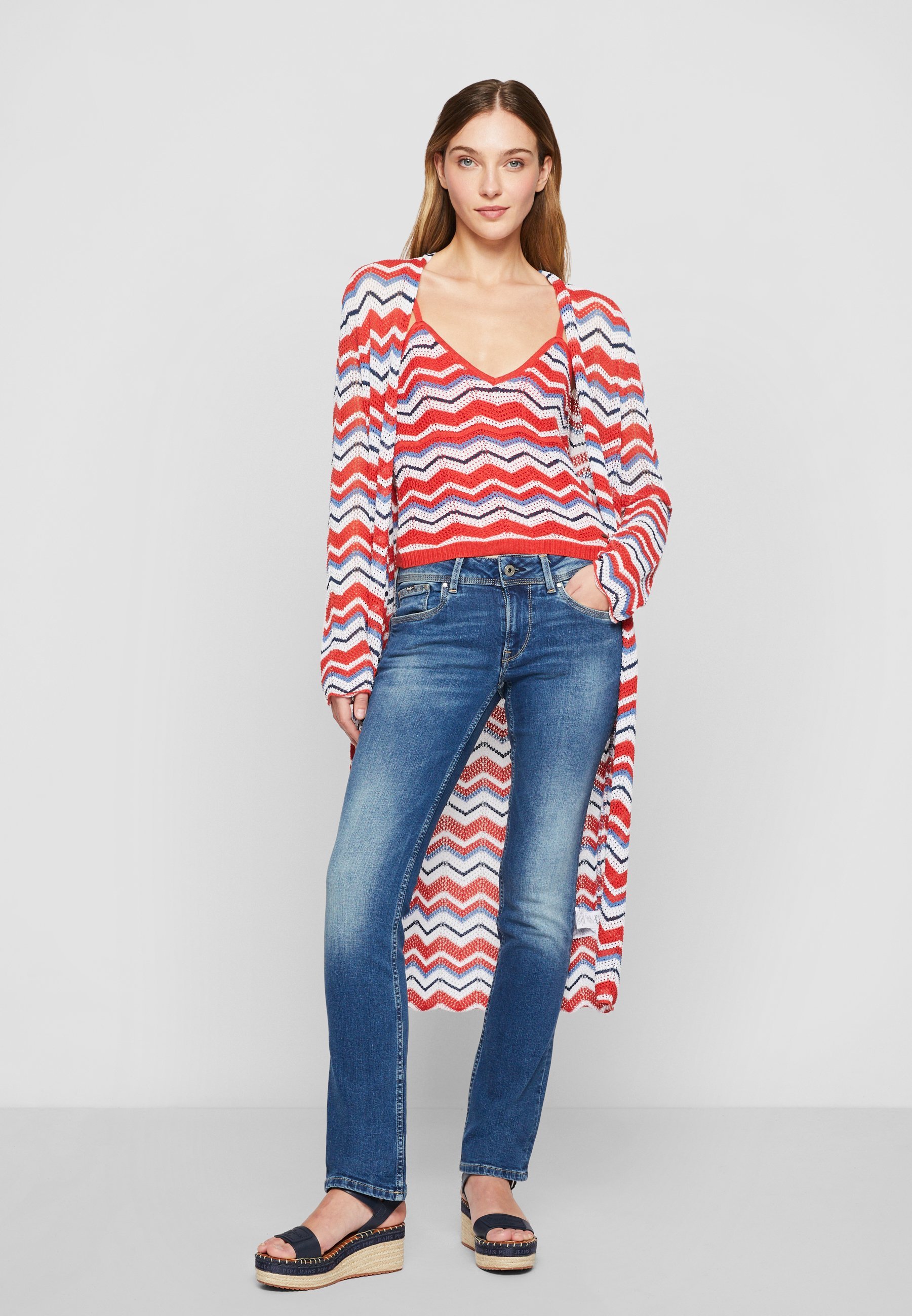 Pepe Jeans HOLLY - Jeansy Skinny Fit - denim