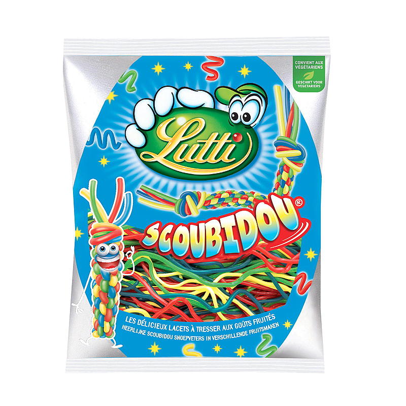 Lutti Scoubidou frukter 200 g Lutti