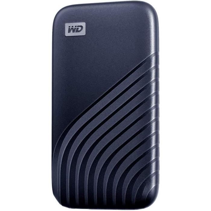 WD My Passport™ - SSD externo - 500 GB - USB-C - Azul (WDBAGF5000ABL-WESN)