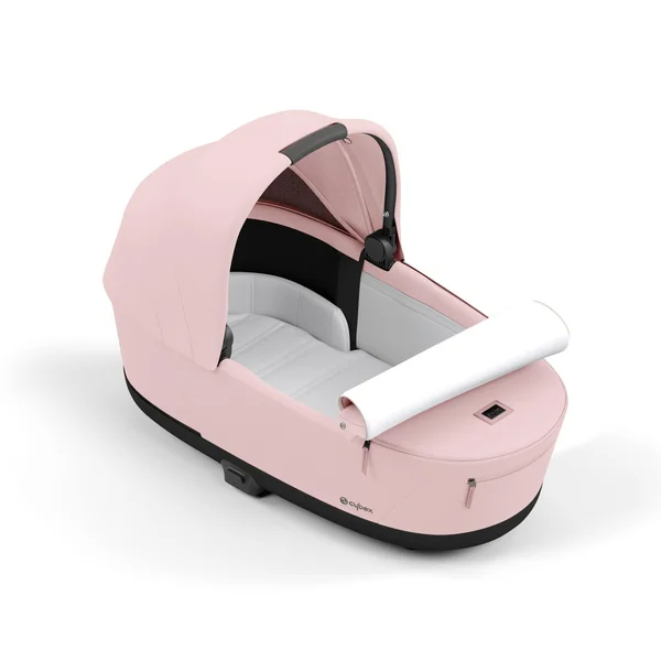 Cybex Priam V4 kinderwagenset in perzikroze met matzwart frame