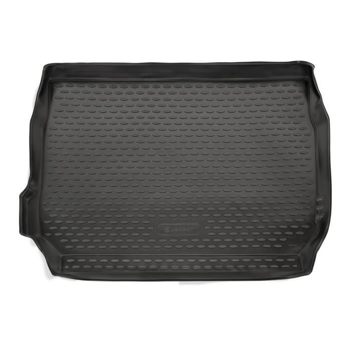 Tapis De Coffre Caoutchouc - J&J AUTOMOTIVE - Peugeot 2008 - Sur Mesure - Protection Contre Les Liquides - Noir