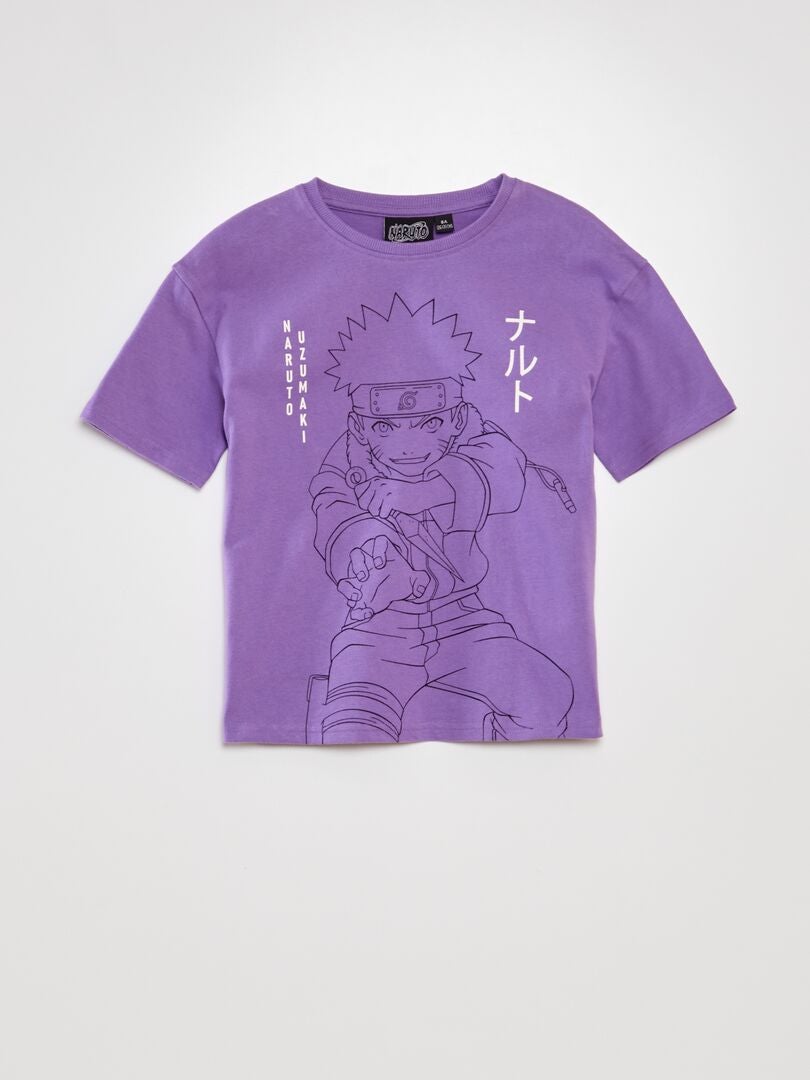 Camiseta de 'Naruto' - MORADA