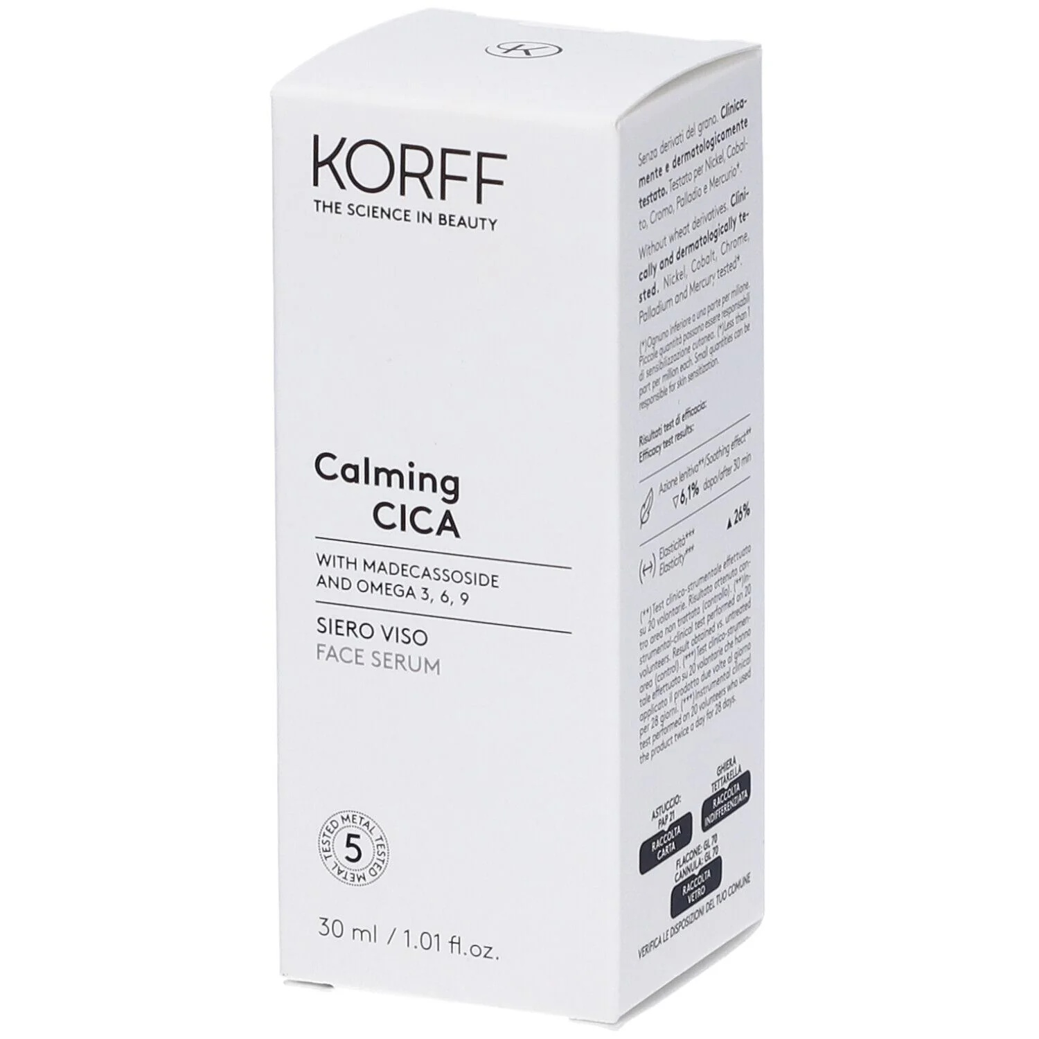 KORFF Korff verzachtend Cica-serum 30 ml