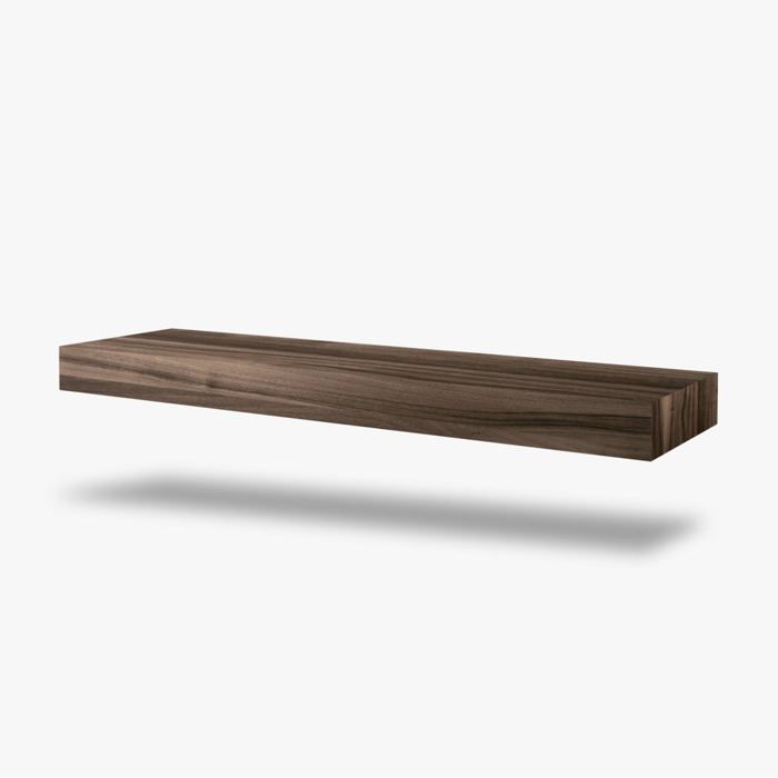 ASTRA double sink bathroom set in walnut