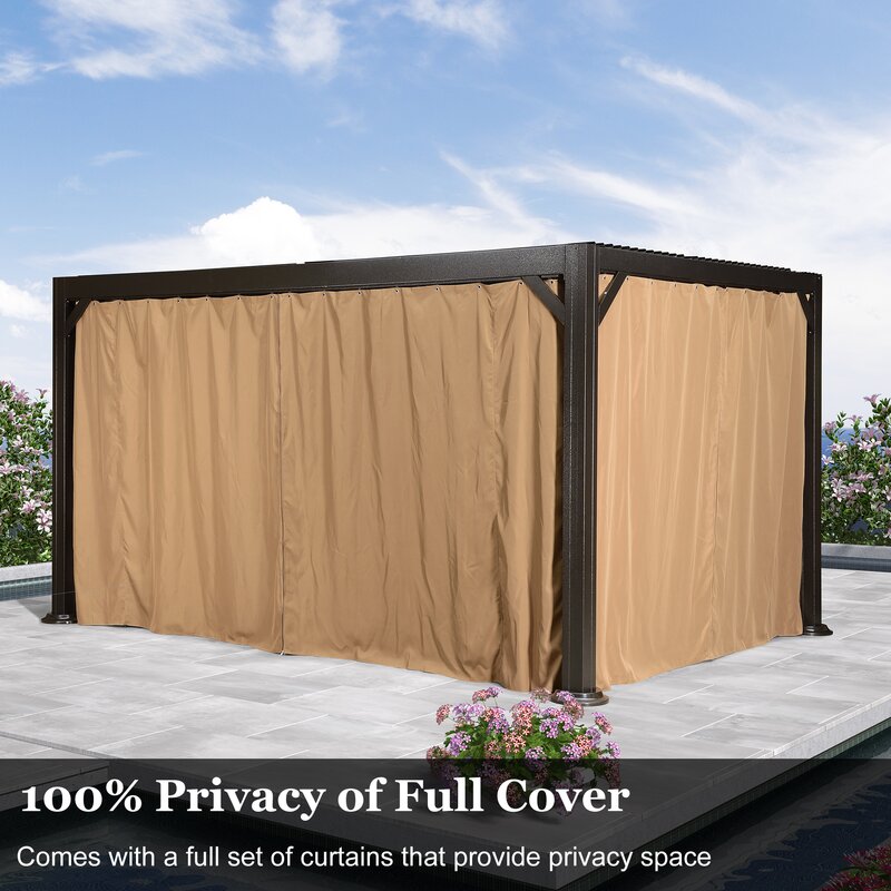 13' B x 10' T Aluminium-Pergola