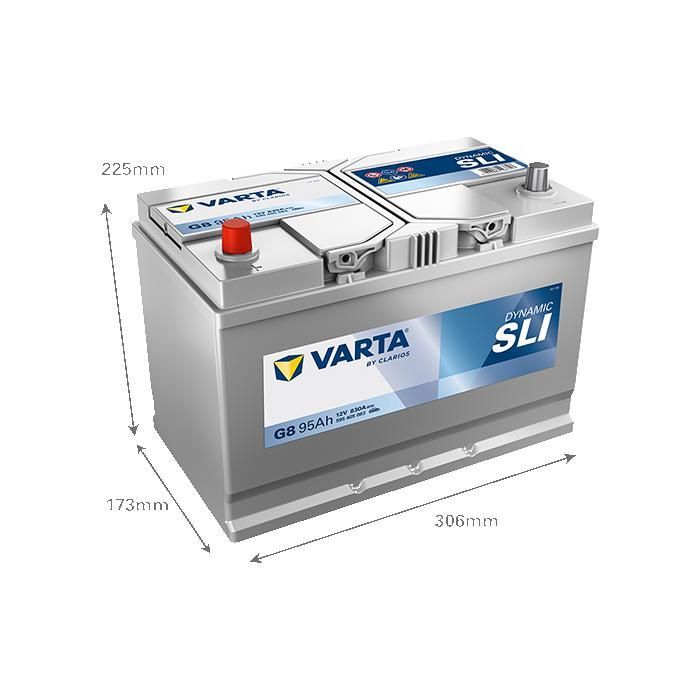 Batería de arranque Varta Blue Dynamic M11 G8 de 12 V y 95 Ah / 830 A