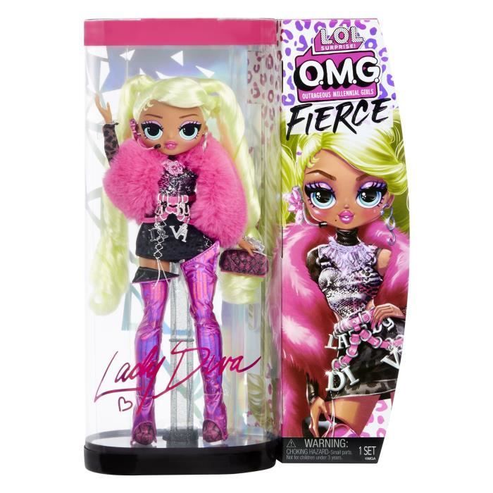 LOL Surprise - 707 OMG Fierce - Muñeca de moda de 29 cm - Lady Diva