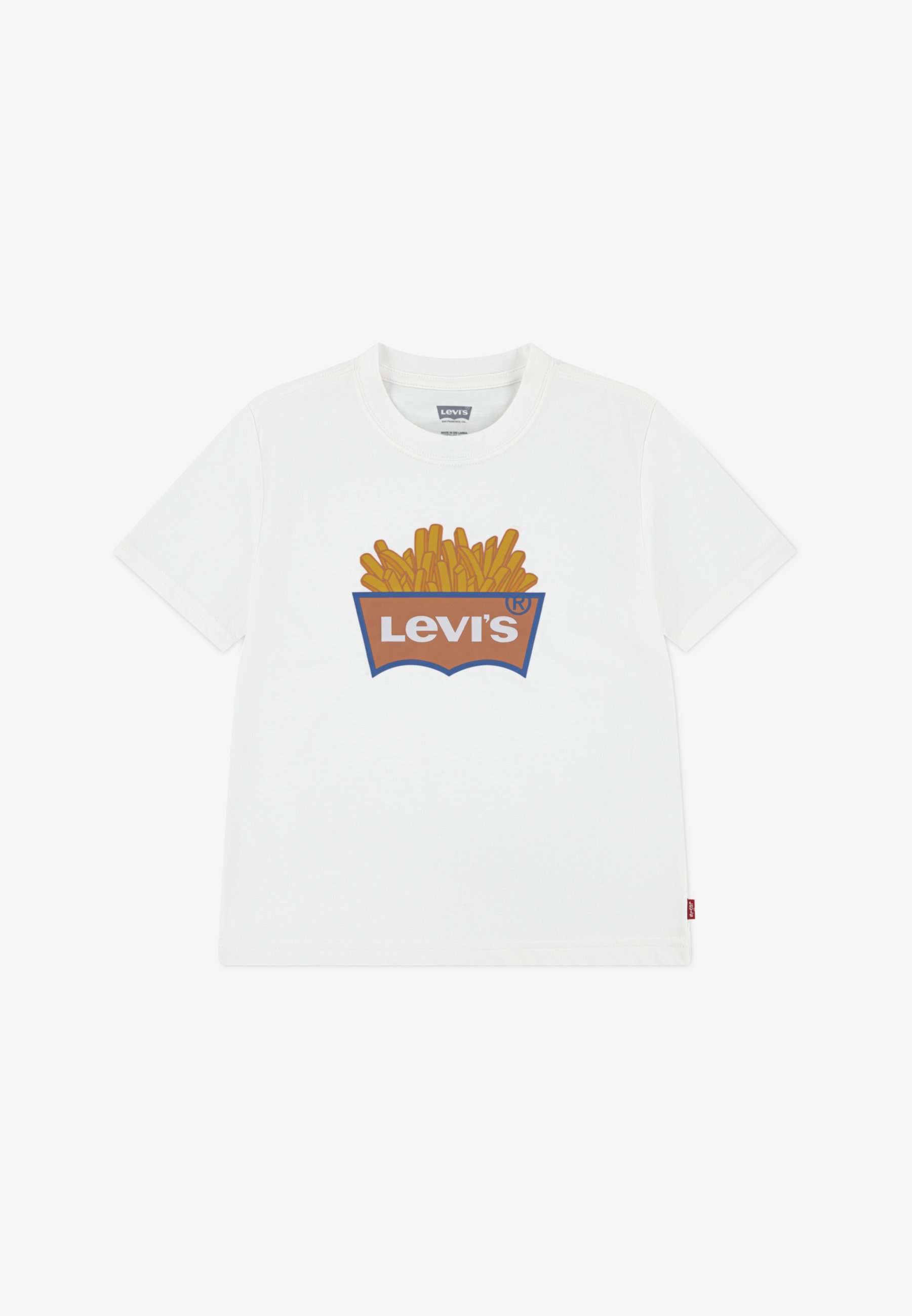 Levi's® FRENCH FRY - Μπλούζα με στάμπα - blanc de blanc