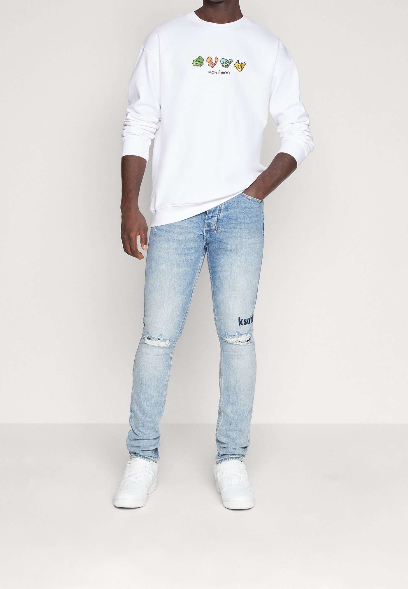 Ksubi Skinny Fit Jeans - lichtblauwe denim