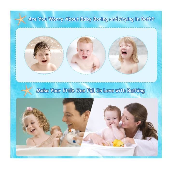 Juguetes de baño - No especificado - 4 piezas - Plástico ABS - Unisex - Colores brillantes