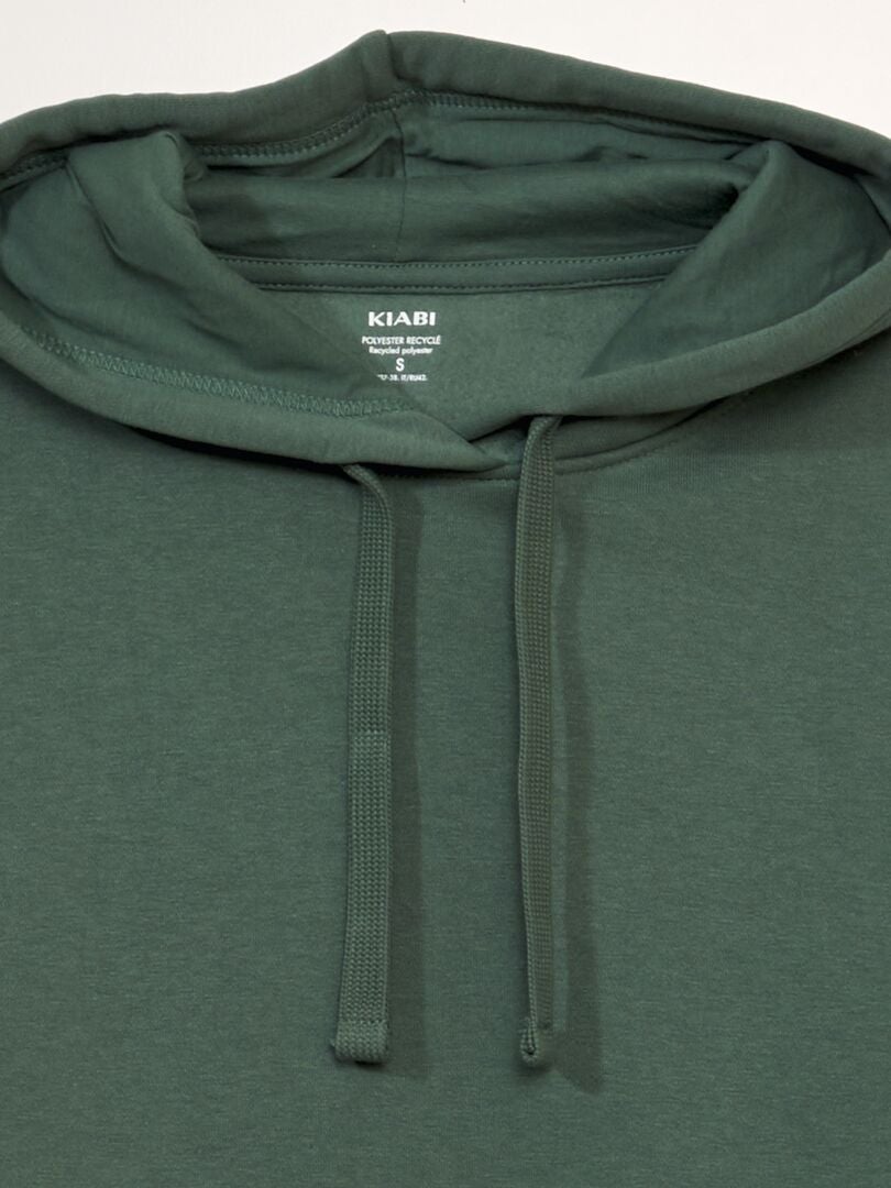 Fleece hoodie - GROEN