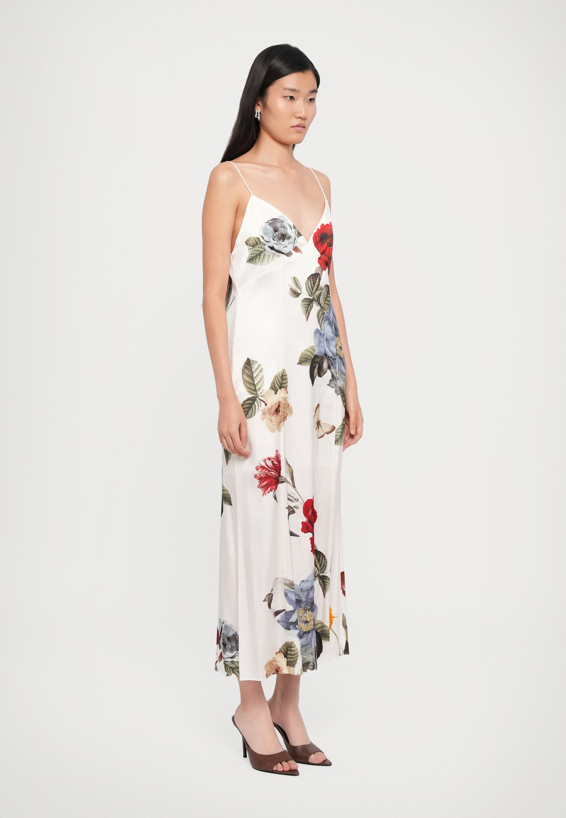 Robe nuisette fendue Julietta d'Alice + Olivia - Robe de jour - Provence