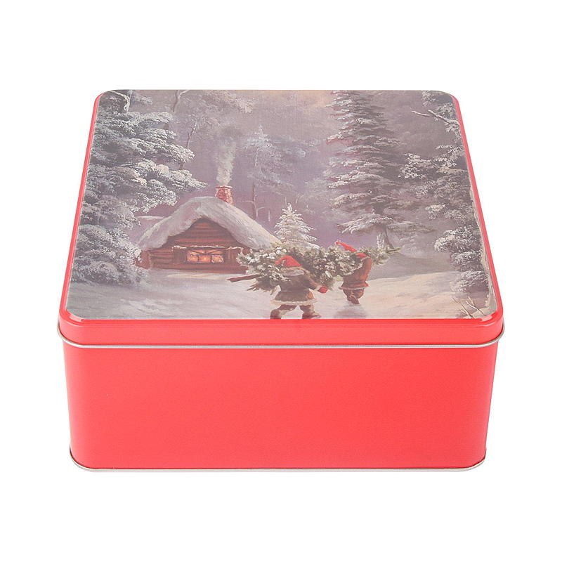 Cuisine julekakeboks 19,5x19,5x8,5 cm