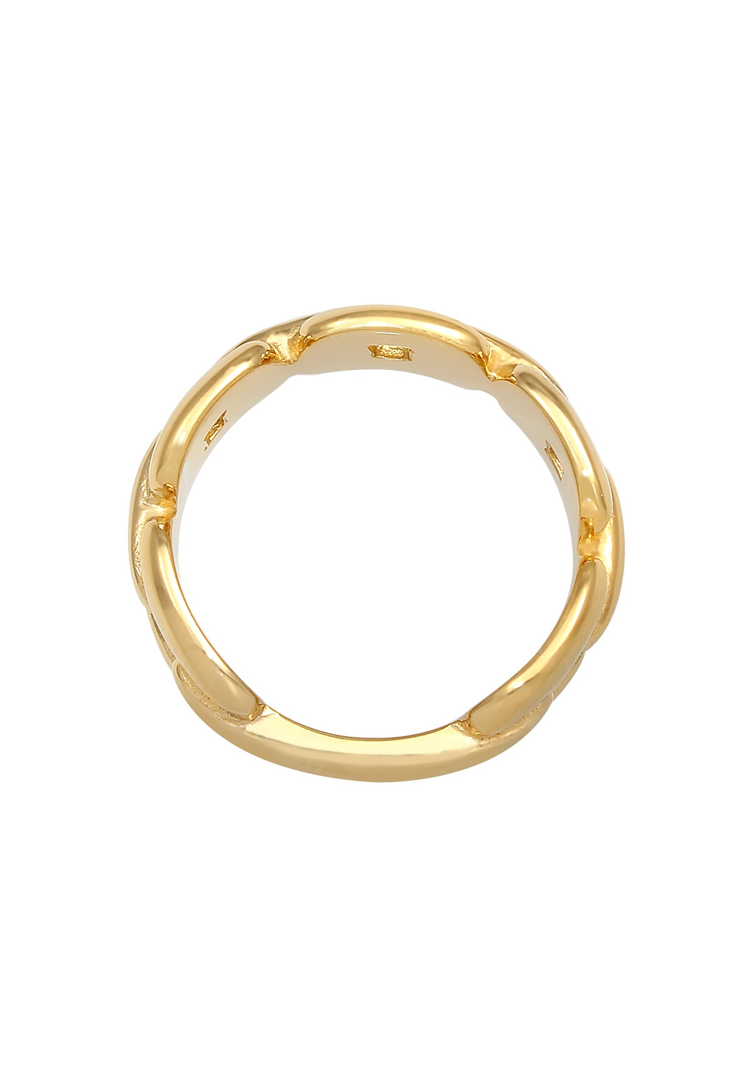 Elli Glieder Oval Chain Look 925 Silber