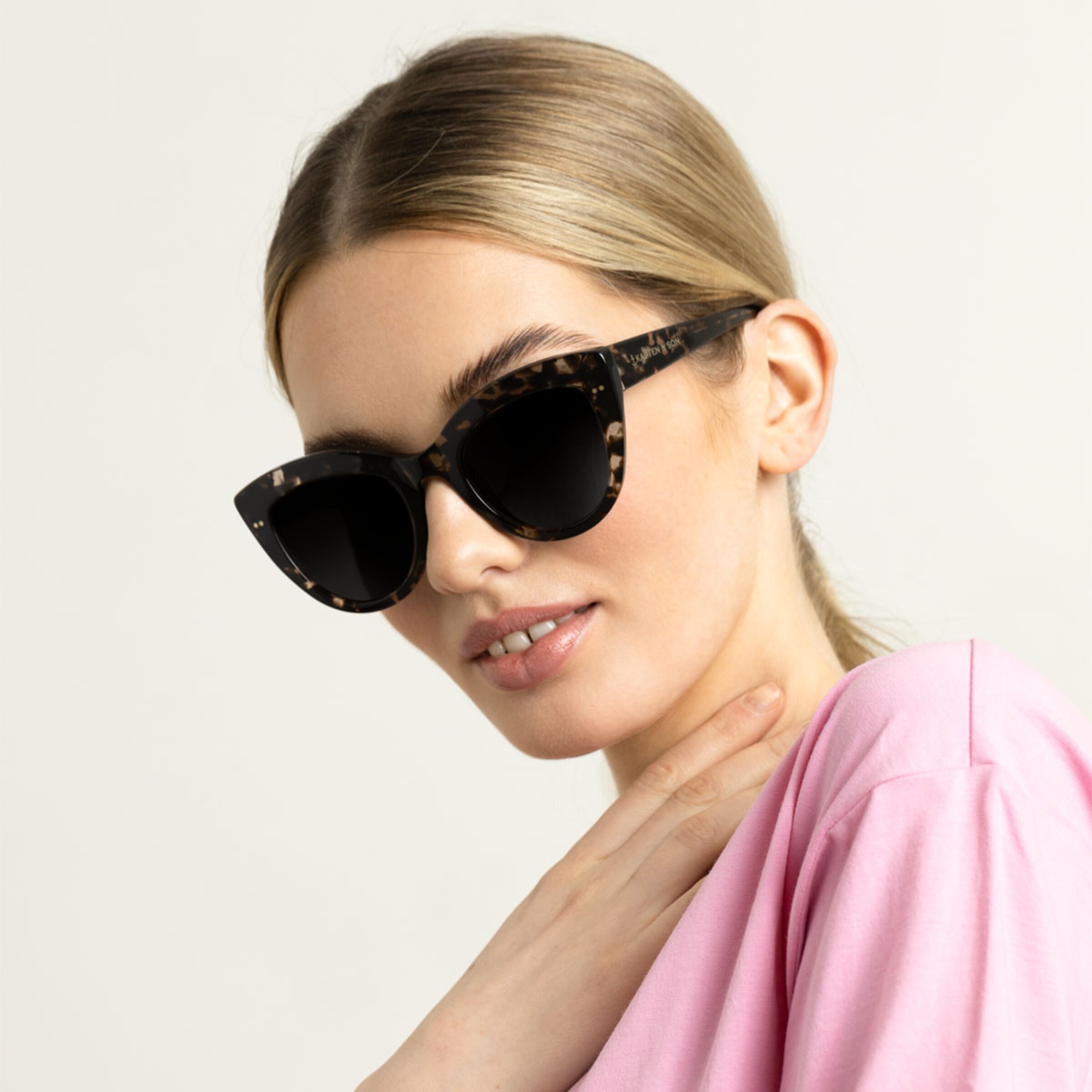 Sofia Crystal Tortue Noire avec verres correcteurs