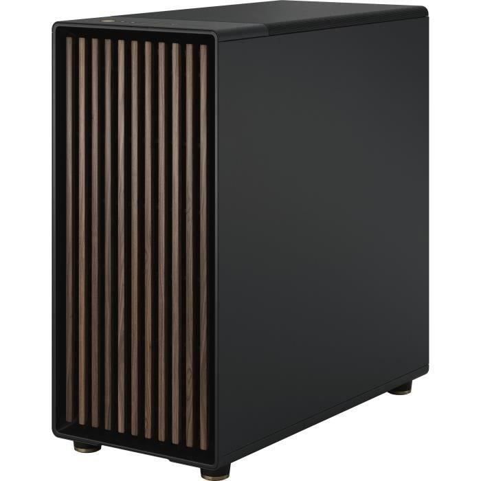 Gabinete para PC - FRACTAL DESIGN - North XL Charcoal Black TG Dark - FD-C-NOR1X-02 - E-ATX - Design elegante em madeira e liga metálica