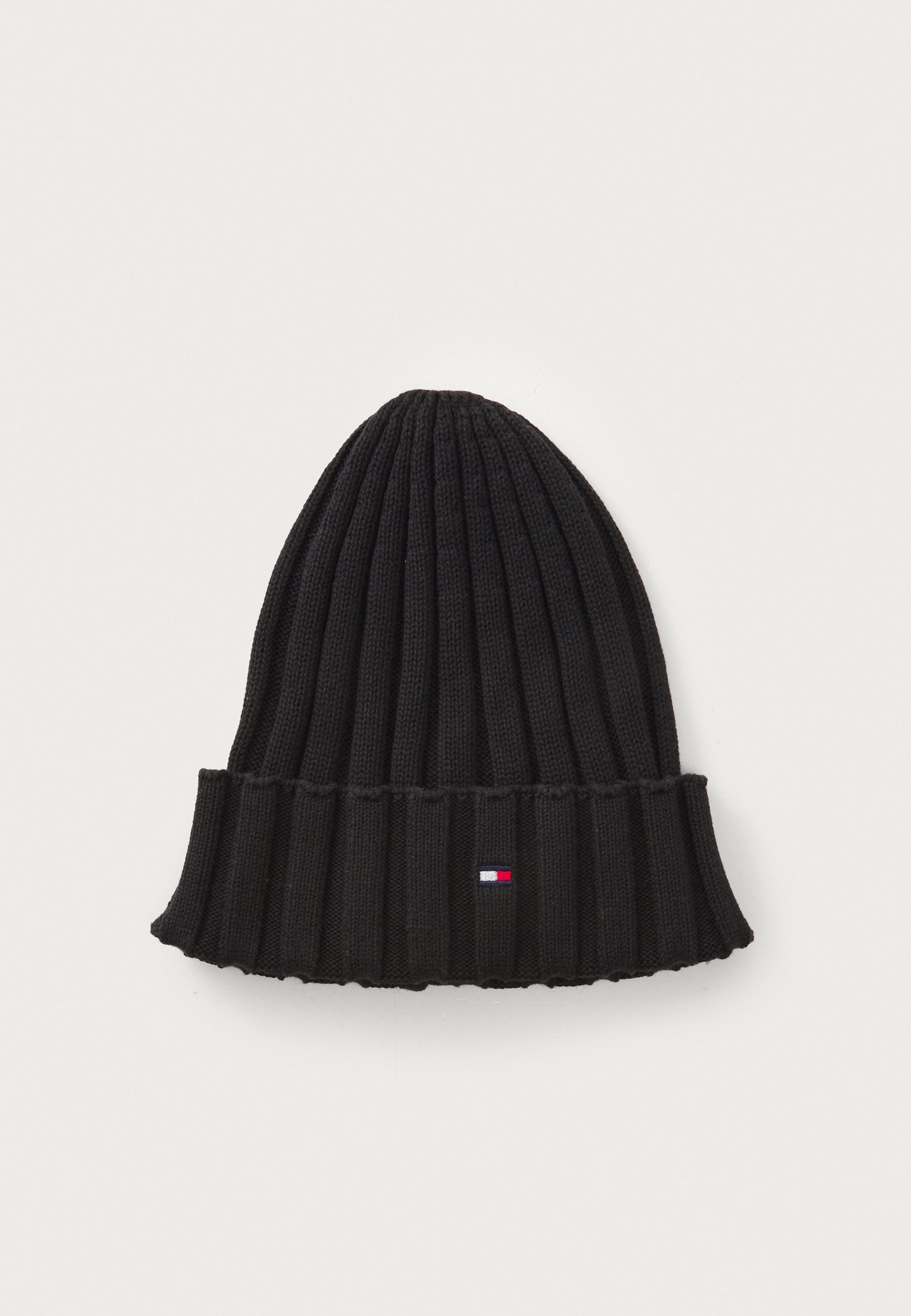 Tommy Hilfiger Small Flag Beanie Unisex - Muts - zwart