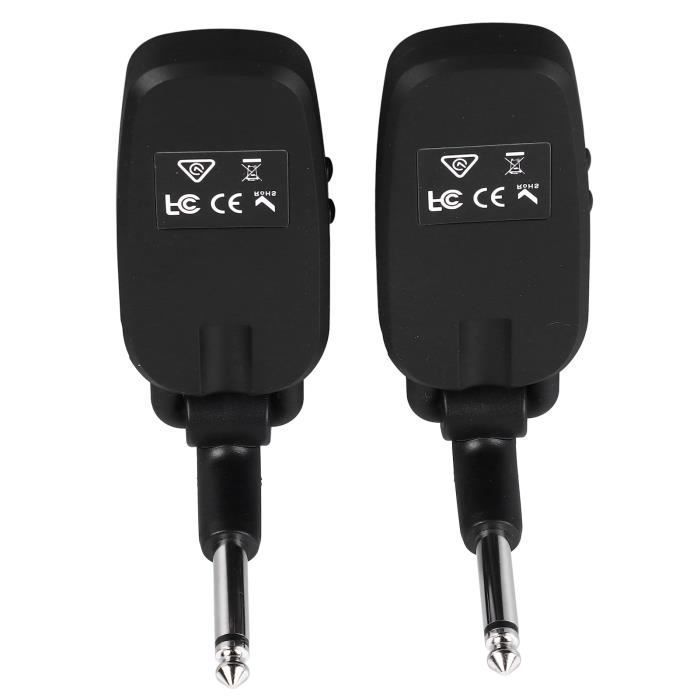 Mothinessto Elektrisches Gitarren-Transceiver-System, drahtloses Gitarren-Transceiver-System, 50 Gitarreninstrumente