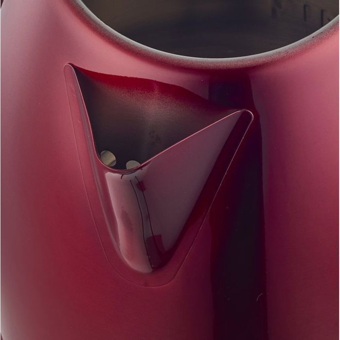 Hervidor eléctrico inalámbrico de acero inoxidable Herzberg HG5011-RED de 1,8 L