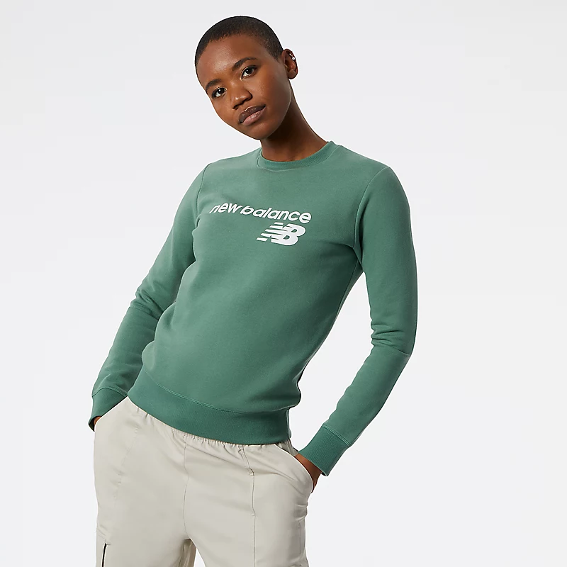 Women's NB Classic Core Fleece Crew Sweatshirt - JADE