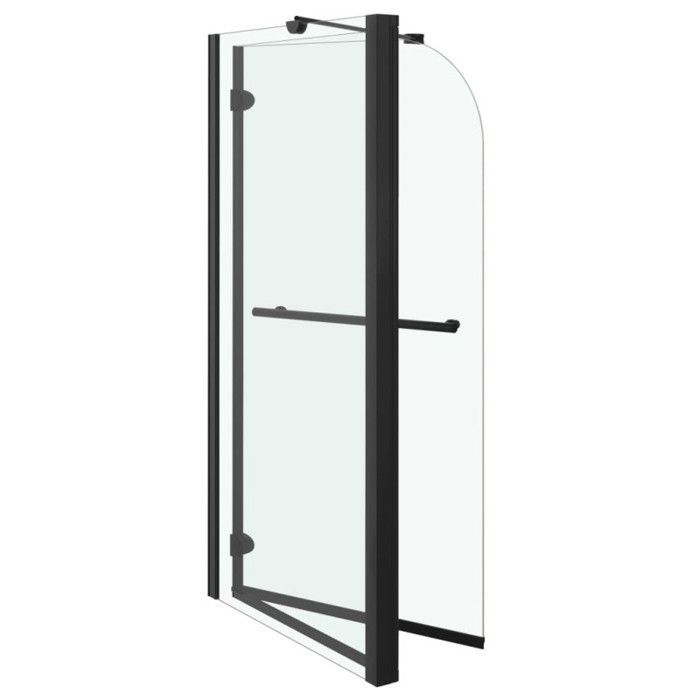 Removable shower enclosure - Black - 120 x 68 x 130 cm