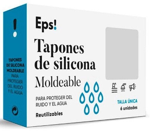 Eps! Čepići za uši od silikona koji se mogu oblikovati Čepići za uši i sprejevi