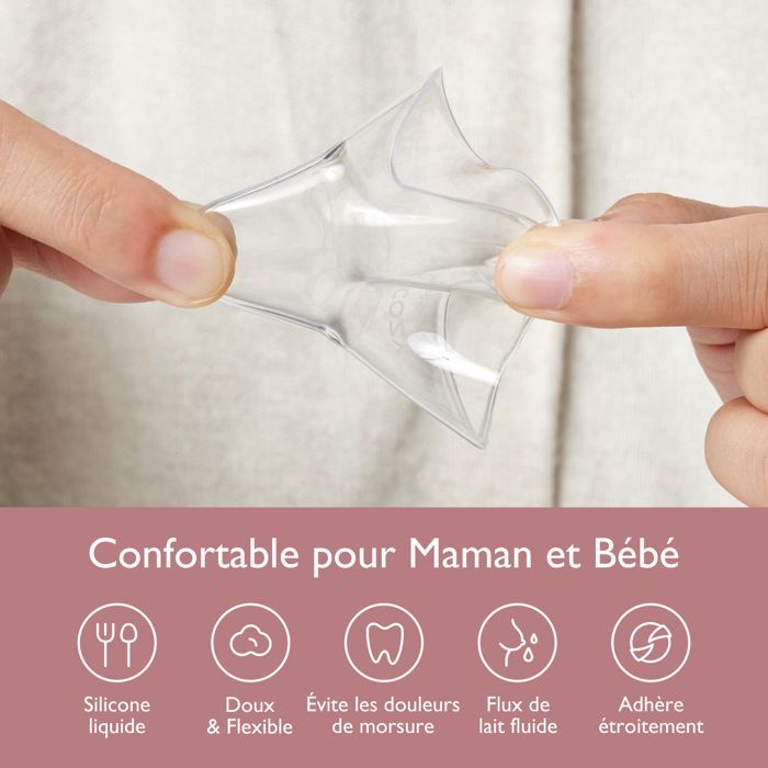 Protège-tétons - Momcozy - 17mm - Silicone Alimentaire - Ultra Fin - Sans BPA/BPS
