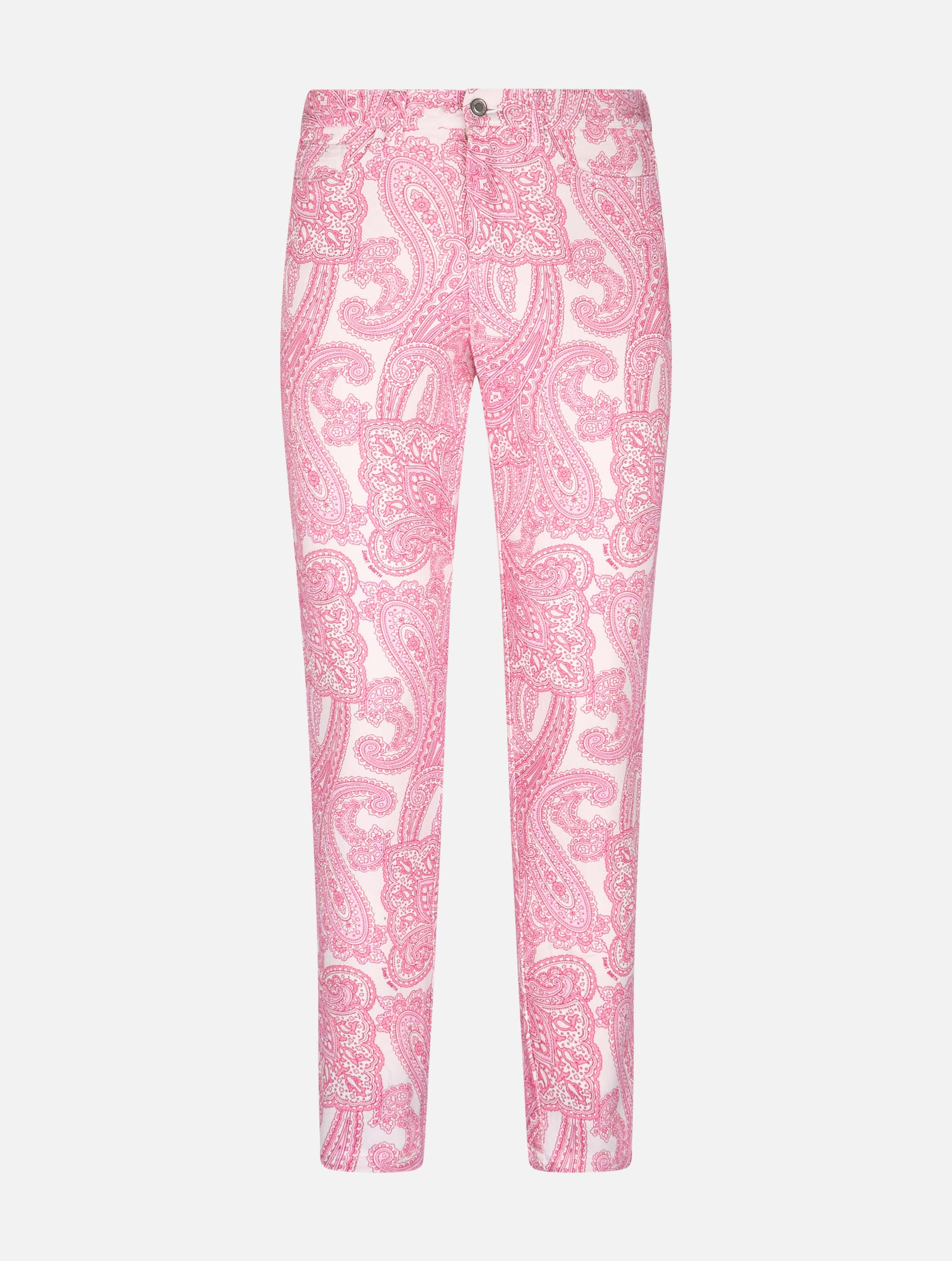 Denim da donna stampa paisley rosa Belleville