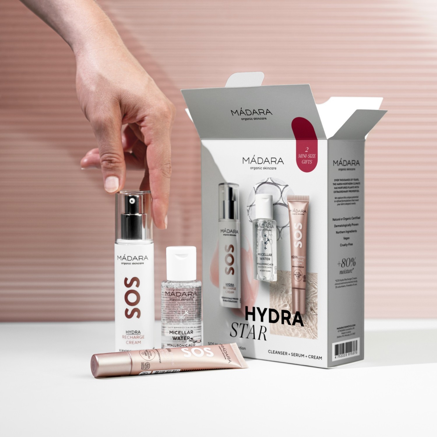 MÁDARA veido priežiūros rinkinys SOS Hydra SOS HYDRA Star Collection - 1 vnt.