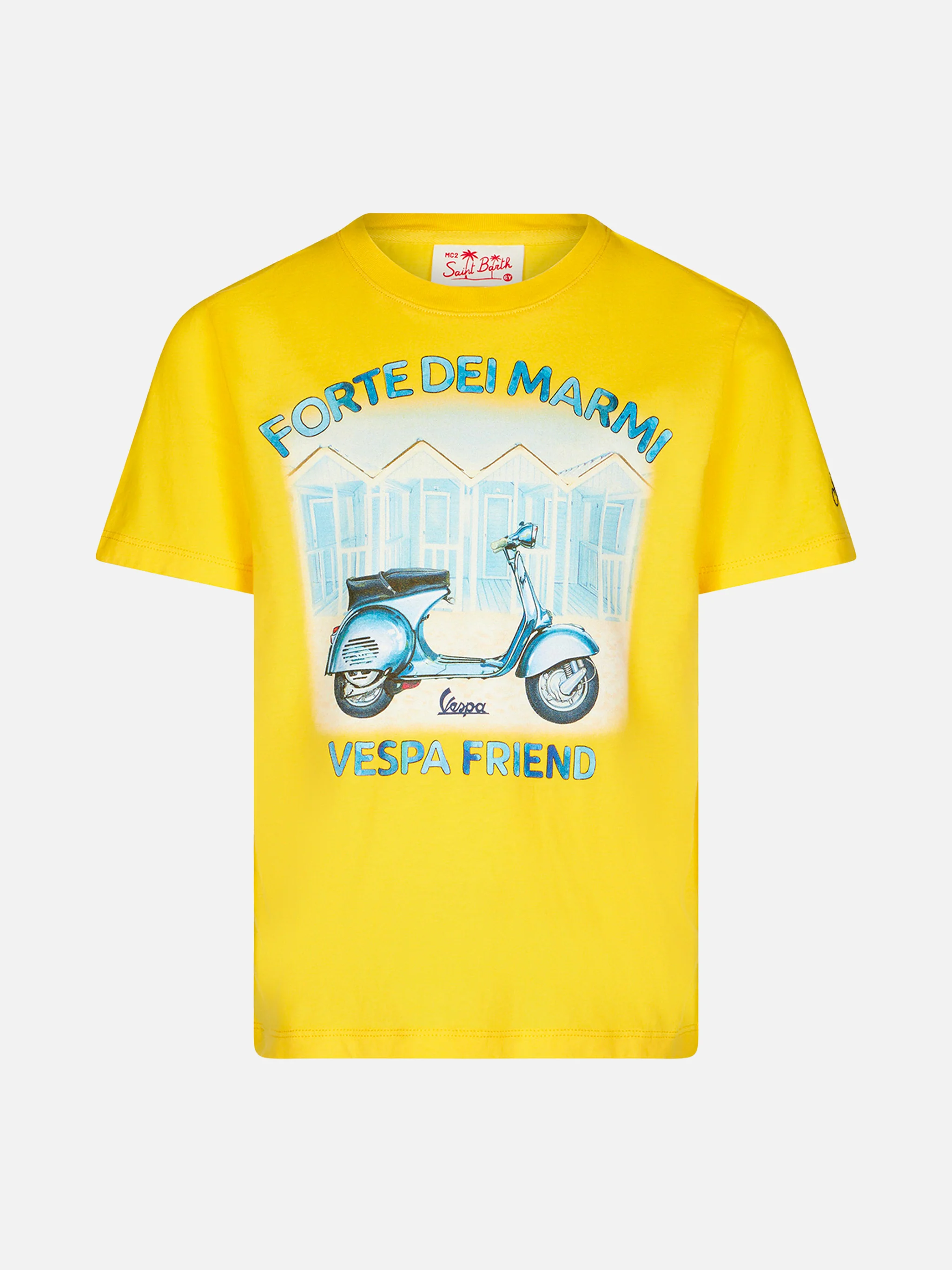 Katoenen baby T-shirt met print Vespa Forte dei Marbles | EDITION