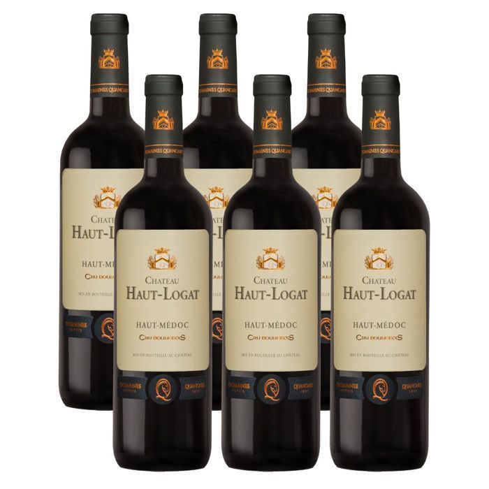 Château Haut Logat 2019 - Haut Médoc Cru Bourgeois - Vin Rouge - Carton de 6 bouteilles 75cl