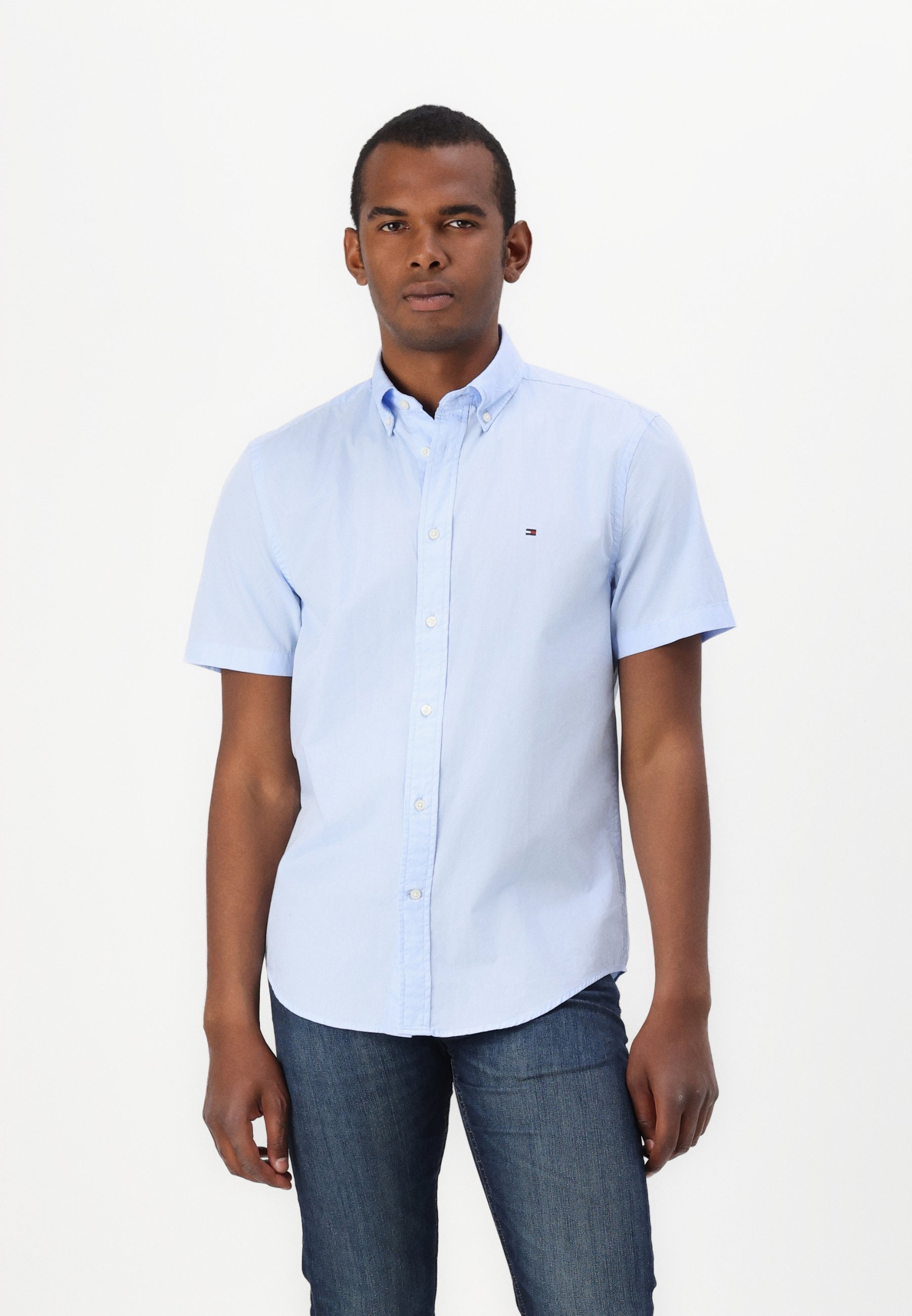 Tommy Hilfiger FLEX SOLID - Shirt - zoetblauw