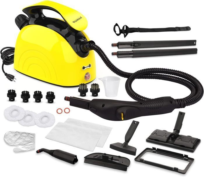 Waitbird Steam Cleaner - 1500 Watts - 21 Accessories - Deep Cleaning - Effective Disinfection