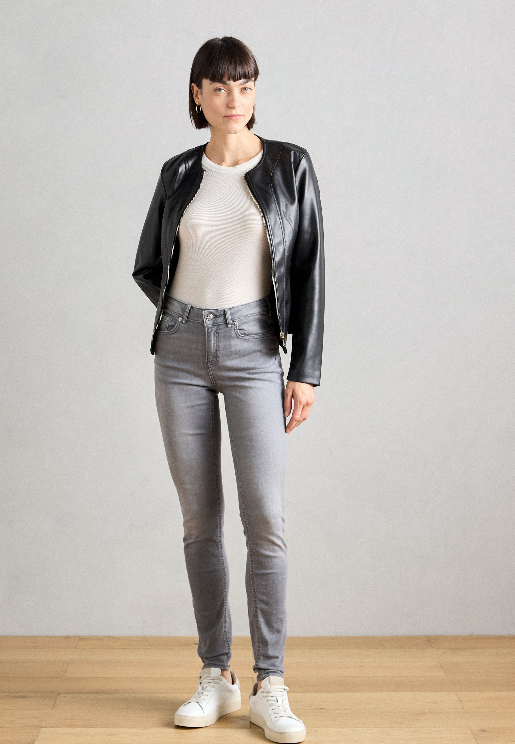 Jean Scotch & Soda CORE BOHEMIENNE taille mi-haute - coupe skinny - racines grises