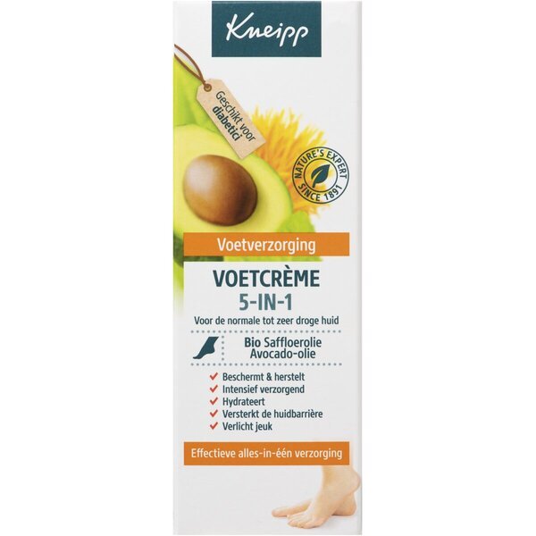 Kneipp 5-v-1 Voetcrème<br>75 ml