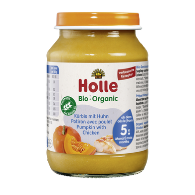 Holle Jar Puree Pumpkin Chicken Bio 4M 190 gr 190 gr