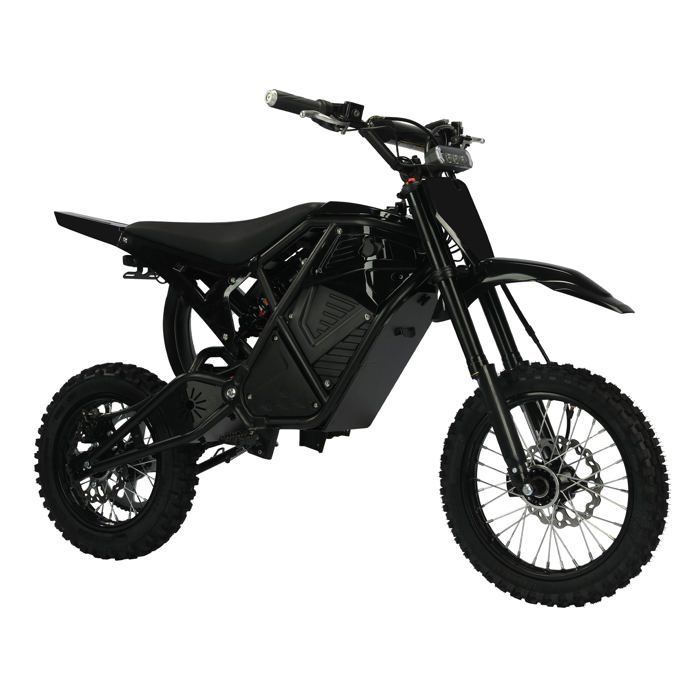 Motocicleta eléctrica 6MSKS, motor de 2000 W, 60 km/h, batería de 48 V y 23 Ah, autonomía de 72 km, freno de disco hidráulico, suspensión hidráulica.
