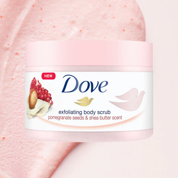 Dove Körperpeeling Granatapfelkerne & Sheabutter 225 ml