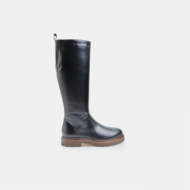 Damskie buty z gładkiej skóry